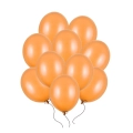 Balony pomarańczowe metaliczne 12 cm 5 cali 100 szt