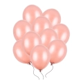 Balony złoty róż metaliczne 12 cm 5 cali 100 szt