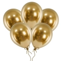 Balony złote chromowane glossy 46 cm 18 cali 5 szt