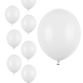 Balony białe pastelowe 12 cm 5 cali 100 szt