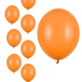 Balony pomarańczowe pastelowe 12 cm 5 cali 100 szt