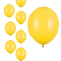 Balony żółte pastelowe 12 cm 5 cali 100 szt