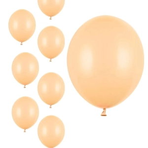 Balony jasna brzoskwinia pastelowy 12 cm 5 cali 100 szt PartyDeco
