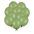 Balony zielone rozmaryn pastelowe 30 cm 14 cali 10 szt.