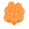 Balony pomarańczowe pastelowe 23 cm 10 cali 100 szt.