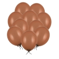 Balony kawowe mocca pastelowe 27 cm 12 cali 100 szt