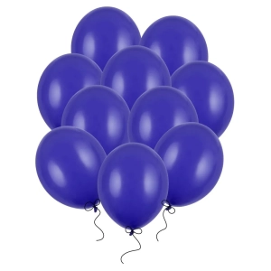 Balony niebieski królewski pastelowe 23 cm 10 cali 100 szt PartyDeco