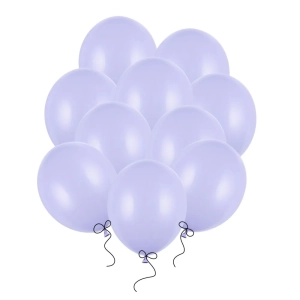 Balony jasny liliowy pastelowe 23 cm 10 cali 100 szt PartyDeco