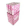 Tuby strzelające konfetti bibułowe serca białe 40 cm 72 pc