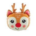 Balon foliowy renifer Rudolf 65 cm
