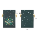 Worek na prezenty świąteczne Merry Christmas zielony 45 cm