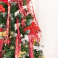 Anielskie włosy na choinkę czerwone 33 cm x 50 cm