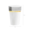 Kubeczki papierowe białe 220 ml 6 szt