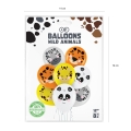 Balony Zwierzątka ZOO Safari 27 cm 12 cali 8 szt