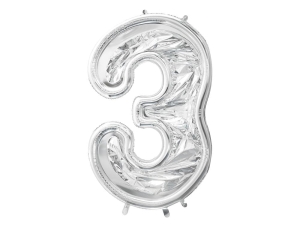 Forma cyfra 3 do balonów lateksowych 126 cm