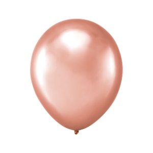Balony chrom rose gold 10 cali 10 szt