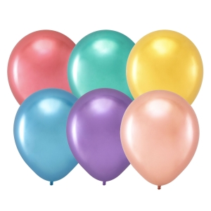 Balony kolorowe chrom 5 cali 20 szt