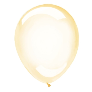 Balony transparentne pomarańczowe 10 cali 12 szt