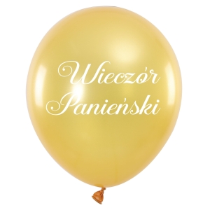 Balony Wieczór Panieński złote 12 cali 100 szt