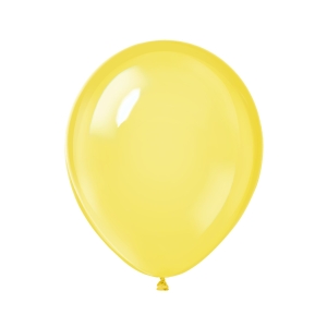 Balony krystaliczne żółte 10 cali 10 szt