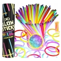 Bransoletki fluorescencyjne świecące opaski Glow Sticks 50 szt