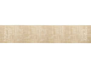 Bieżnik jutowy Merry Christmas biały 50 cm x 250 cm