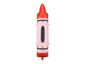 Balony foliowe Kredki czerwona 23x104 cm