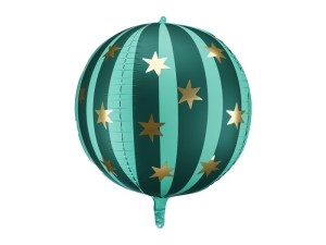 Balon foliowy Piłka w gwiazdki 75 cm zielony
