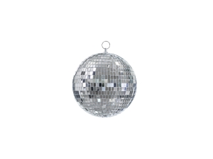 Kula lustrzana disco srebrny 20 cm