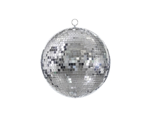 Kula lustrzana disco srebrny 30 cm