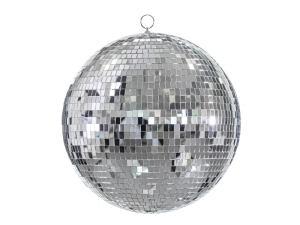 Kula lustrzana disco srebrny 40 cm
