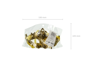 Maska karnawałowa złota