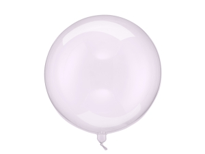 Balon Kula transparentny fiolet 40 cm