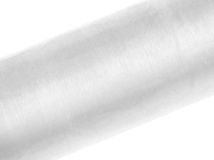 Organza Gładka biały 1,5 x 50 m
