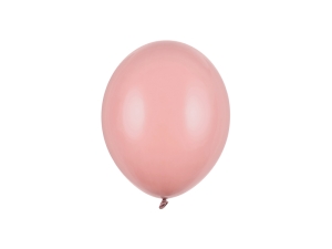 Balony ciemny brudny róż pastelowe 23 cm 10 cali 100 szt PartyDeco