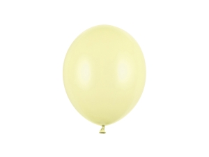 Balony jasny żółty pastelowe 23 cm 10 cali 100 szt PartyDeco