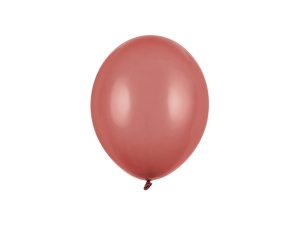 Balony burgundowy pastelowy 23 cm 10 cali 100 szt PartyDeco