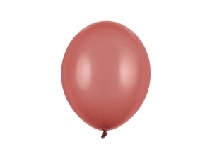 Balony burgundowy pastelowy 27 cm 12 cali 100 szt PartyDeco