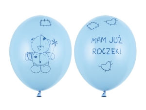Balony Miś - mam już... P. Baby Blue