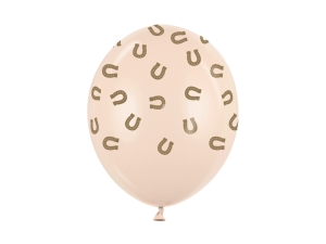 Balony Podkowy alabastrowy 30 cm 14 cali 6 szt