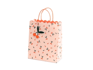 Torebka na prezenty Wisienki 26 cm x 32 cm x 13 cm 1 szt