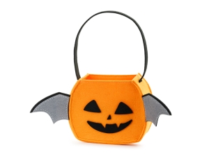 Torebka na Halloween Dynia pomarańczowa 38 cm x 18 cm