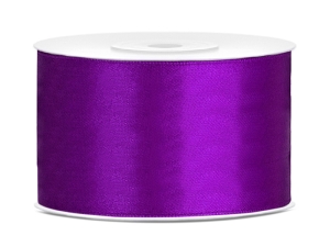 Tasiemka satynowa purpura 38 mm x 25 m