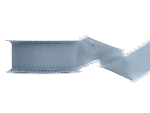 Wstążka szyfonowa jasny mglisty niebieski 40 mm x 10 m