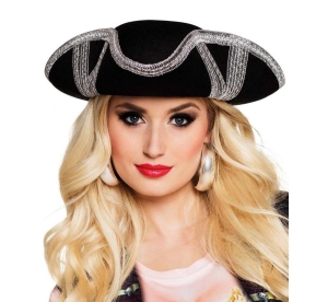 Kapelusz Piracki Royal srebrny