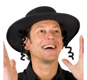 Kapelusz Rabin Arnaud z pejsami