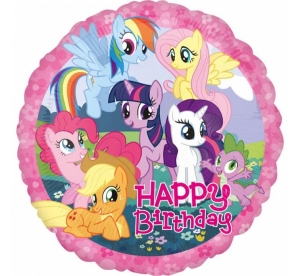 Balon foliowy My Little Pony HB okrągły 18 cali