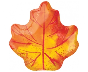 Balon foliowy Liść jesienny 40 cm x 53 cm