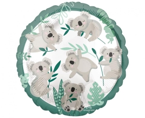Balon foliowy Koala okrągły 18 cali