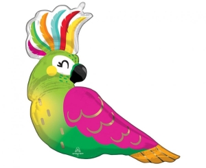 Balon foliowy Tropikalna Papuga 78 cm x 71 cm